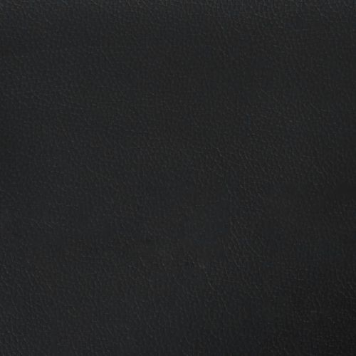 Легло с матрак Zadar, черно, 200x200 см, изкуствена кожа