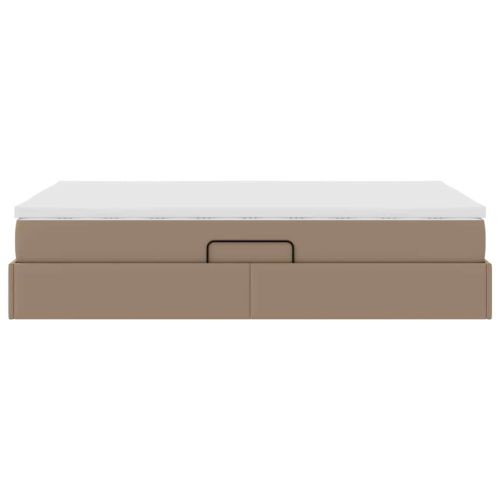 Легло с място за съхранение и матрак Капучино 120 x 200 cm