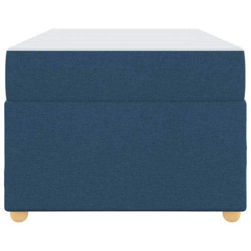 Рамка за легло с матрак Синьо 100 x 200 cm текстил