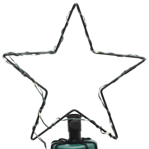 Коледна елха с шип, многоцветна, 108 LED, 180 см