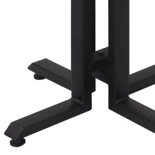 Маса за кафе кръгла Ø55x40 см масивно регенерирано тиково дърво