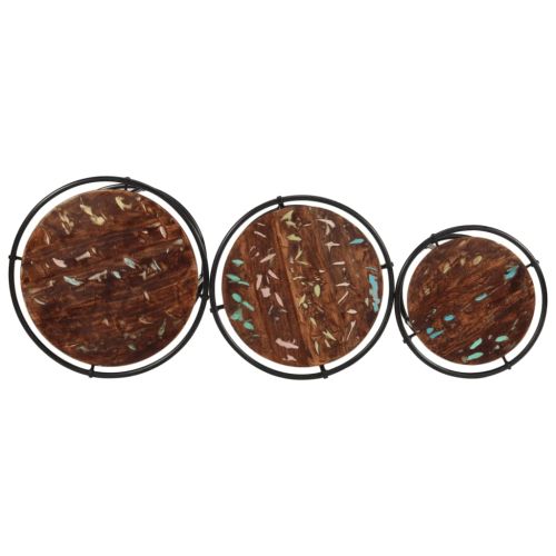 Стифиращи маси, 3 бр, регенерирано дърво масив