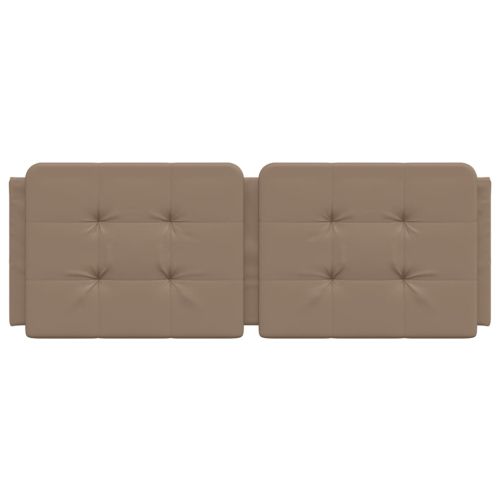 Мека табла за легло Zadar, капучино, 140 см, изкуствена кожа