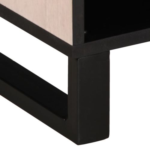 ТВ шкаф, 80x34x46 см, масивно мангово дърво