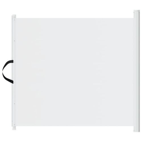 Прибираща се врата за домашни любимци, бяла, 117,5x125 см