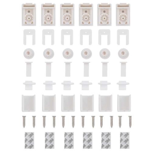 Плисирана щора Бяла 120x150 cm Ширина на плата 119,4 cm