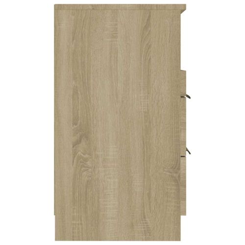 Нощни шкафчета, 2 бр, сонома дъб, инженерно дърво