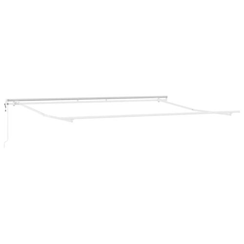 Автоматично прибираща се тента, антрацит и бял, 500x300 см