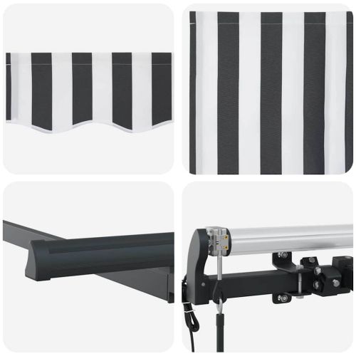 Сгъваем навес Антрацит 300 x 200 cm текстил