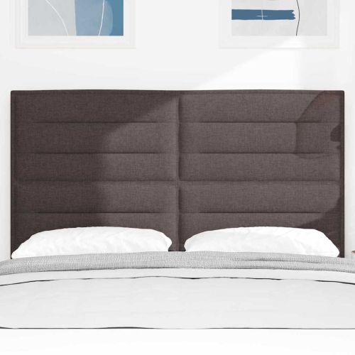 LED глава С LED лентисти светлини Тъмен кафяв 144 см Полиестер