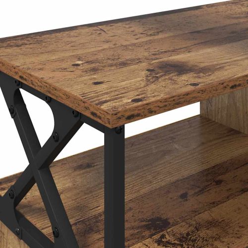 ТВ шкаф с чекмедже Старо дърво 90 x 33 x 45 см