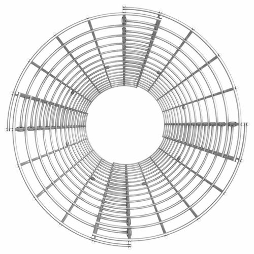 Кръгъл габионен стълб, поцинкована стомана, Ø30x150 см
