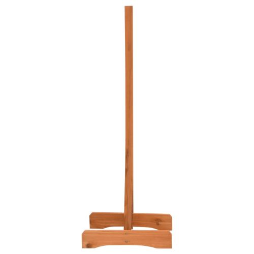 Градинска оградна решетка, оранжева, 150x80 см, чам масив