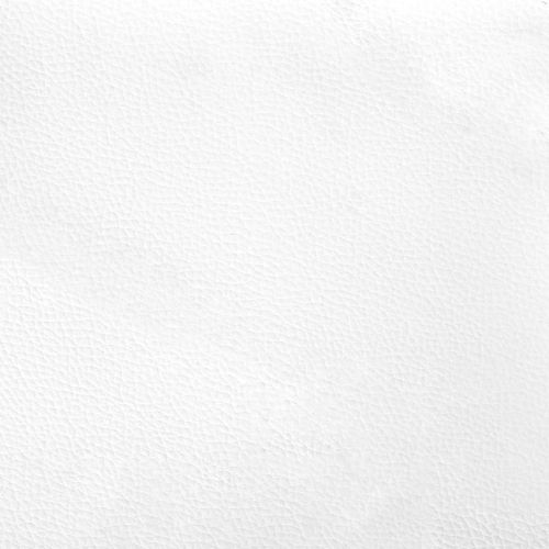 Рамка за легло без матрак Zadar, бяла, черна, 200x200см, изкуствена кожа