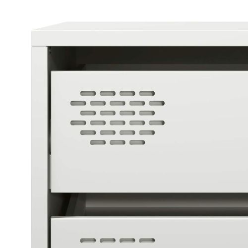 Бюфет, бял, 68x39x73,5 см, студеновалцувана стомана