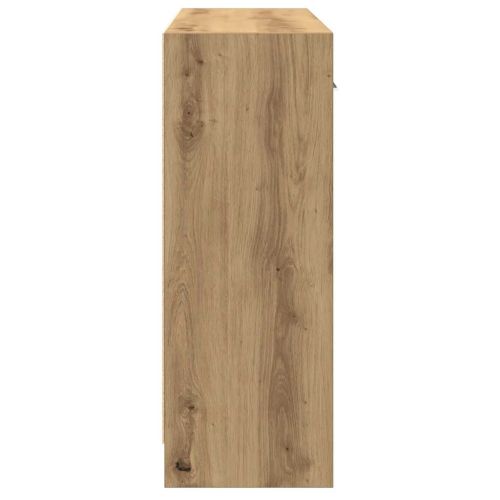 Сайдборд, дъб артизан, 91x28x75 см, инженерно дърво