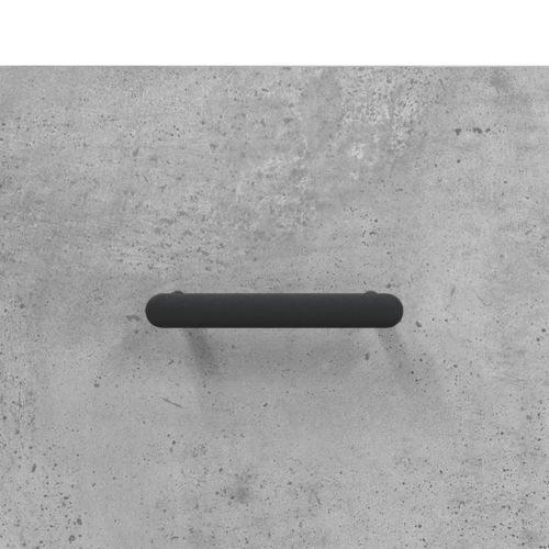 Кафе маси, 2 бр, Бетонно сиво, 50x50x40 см, инженерно дърво