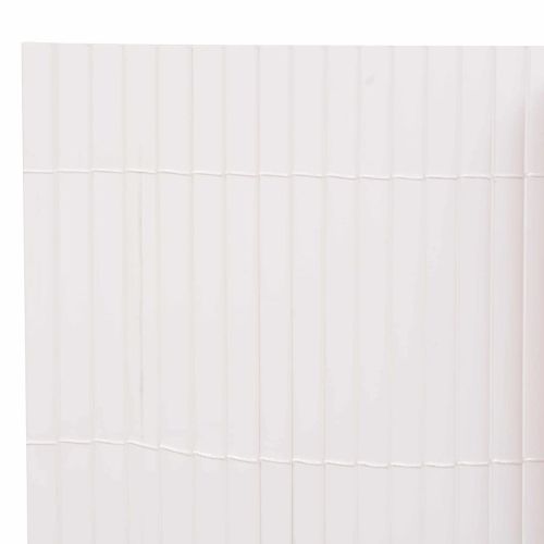 Градска ограда Бяло 150 x 500 cm ПВЦ