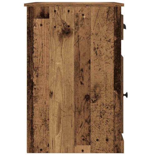 Бюро с чекмедже Старо дърво 50 x 115 x 75 см Инженерно дърво