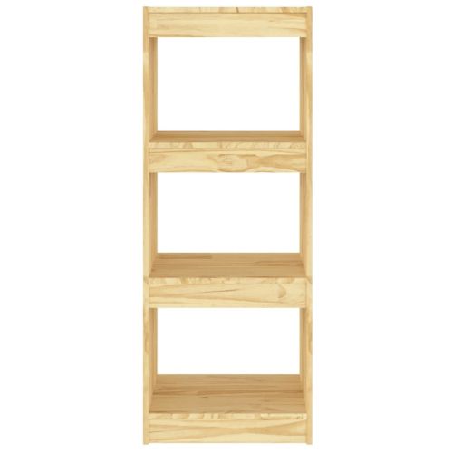 Библиотека/разделител за стая 40x30x103,5 см борово дърво масив