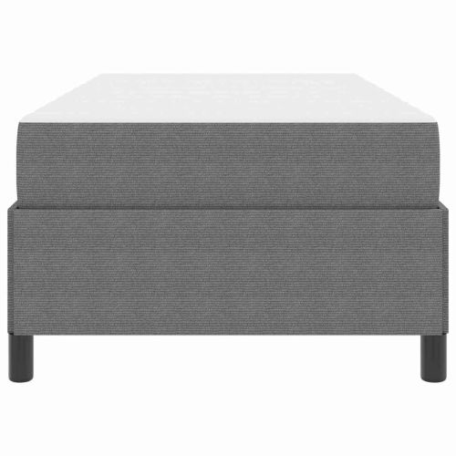 Рамка за легло с матрак Светлосиво 90 x 190 cm текстил