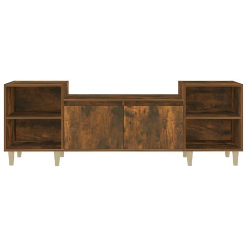 ТB шкаф, опушен дъб, 160x35x55 см, инженерно дърво