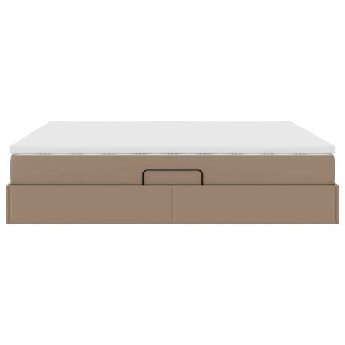 Легло с място за съхранение и матрак Капучино 180 x 200 cm