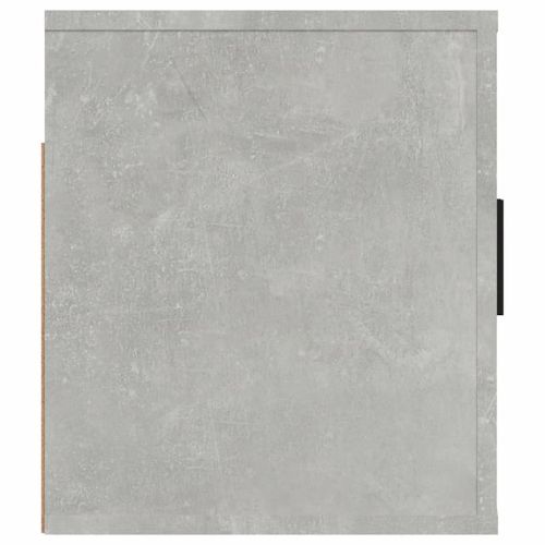 ТВ шкаф за стенен монтаж, бетонно сиво, 80x34,5x40 см