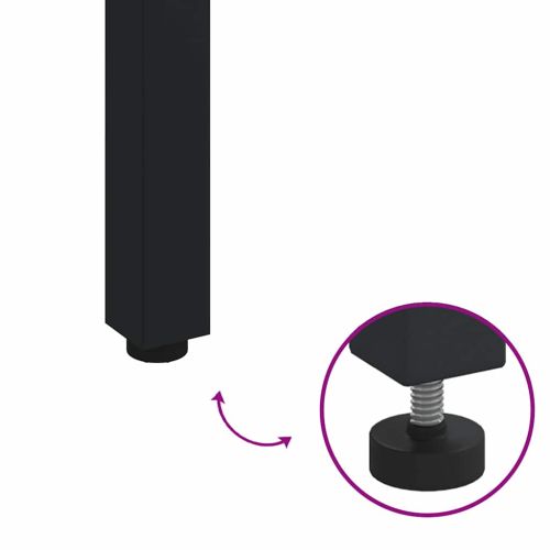 Комплект за хранене в градината 9 pcs Черно