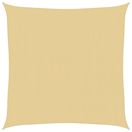 Слънцезащитно платно пясъчно 6x6 м 100% полиестер Оксфорд