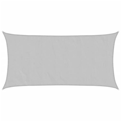 Слънцезащитно платно светлосиво 6x3 м 100% полиестер Оксфорд