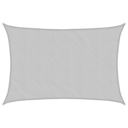 Слънцезащитно платно светлосиво 5x4 м 100% полиестер Оксфорд