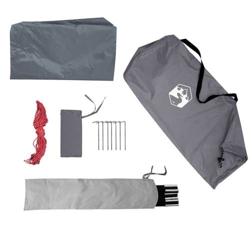 Шатра за кола сива и оранжева водоустойчива