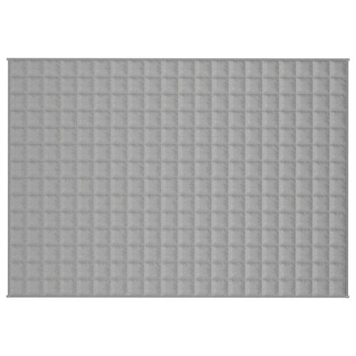 Утежнено одеяло сиво 140x200 см 10 кг плат
