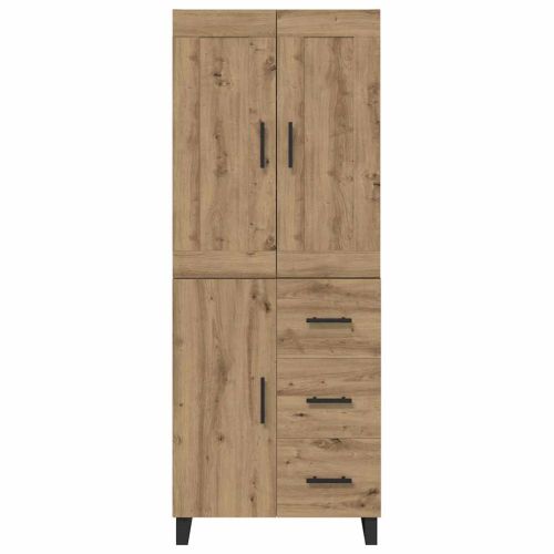 Висок шкаф с чекмедже Дъб 69,5 x 34 x 180 см Инженерно дърво