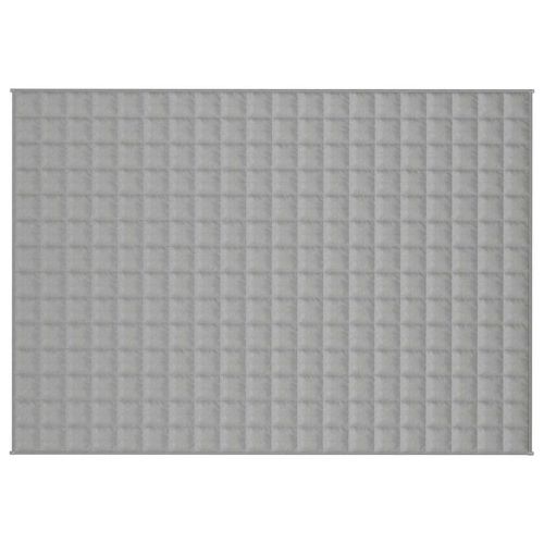 Утежнено одеяло сиво 138x200 см 10 кг плат