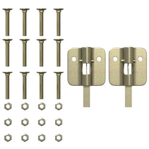 Крак за бирена маса 2 pcs Черно 39 x 3 x 75 см