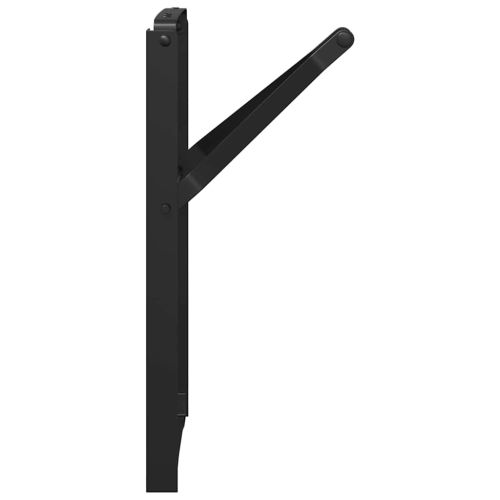 Крака за бирана пейка Черно Прахово боядисана стомана