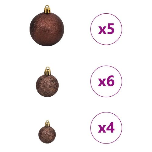 С изкуствено коледно дърво с поставка Бяло 150 cm PE и PVC