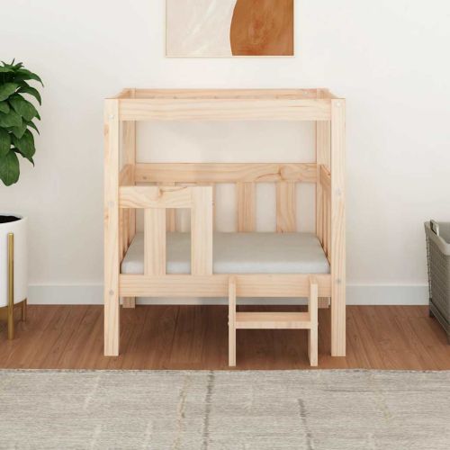 Кучешко легло, 65,5x50,5x70 см, борова дървесина масив