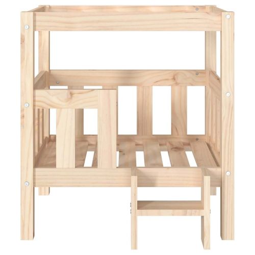 Кучешко легло, 65,5x50,5x70 см, борова дървесина масив