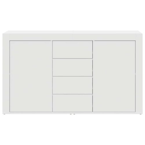 Служебен шкаф с чекмедже Бяло 120 x 36 x 69 см Инженерно дърво