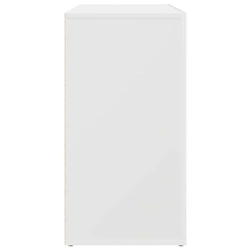 Служебен шкаф с чекмедже Бяло 120 x 36 x 69 см Инженерно дърво