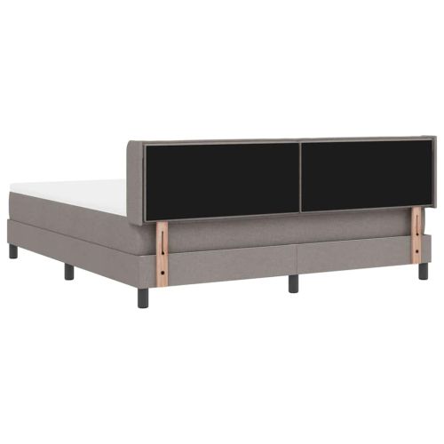 Легло с пружинирана основа Таупе 200 x 180 cm Полиестер