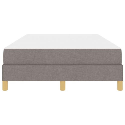 Легло с пружинирана основа с матрак Таупе 120 x 190 cm текстил