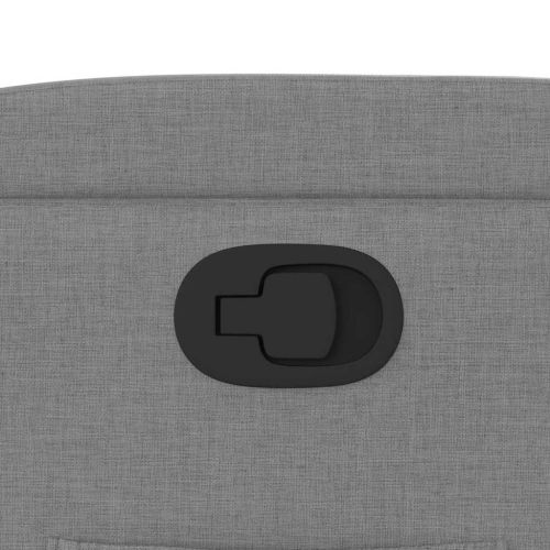 Реклайнер стол, светлосив, текстил