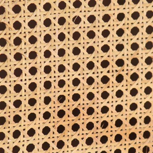 Сайдборд 80x30x73 см мангово дърво масив и естествена тръстика