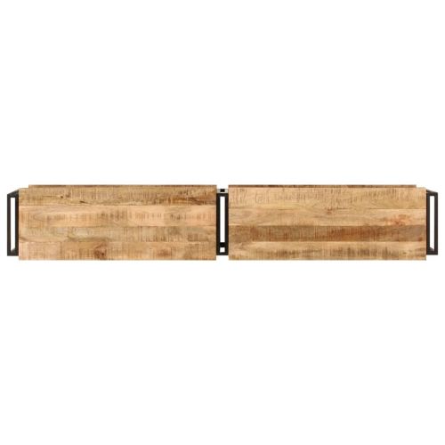 ТВ шкаф, 180x30x40 см, мангово дърво масив