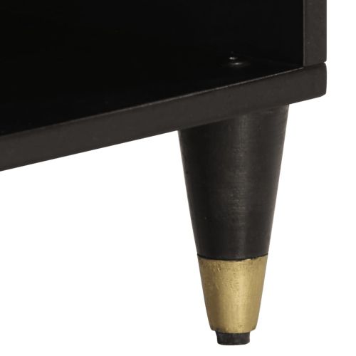 ТВ шкаф, 100x33x46 см, мангово дърво масив