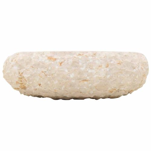 Мивка, 40x12 см, мрамор, кремава